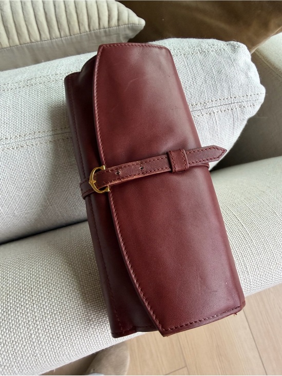 Cartier Accessories - Rare Cartier vintage travel pouch/ jewelry roll